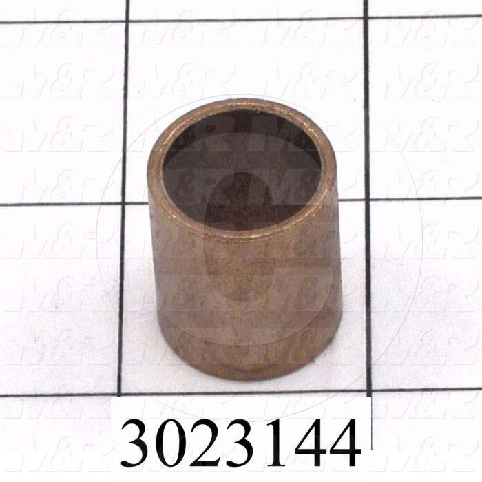 Friction Bearings, Plain Cylindrical Type, Bronze Material, 0.625 in. Inside Diameter, 0.75 in. Outside Diameter, 0.875" Overall Length