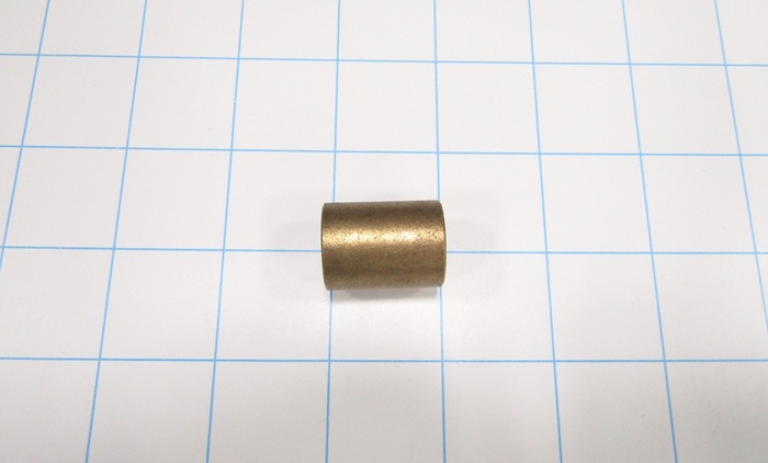 Friction Bearings, Plain Cylindrical Type, Bronze Material, 0.625 in. Inside Diameter, 0.75 in. Outside Diameter, 1.00 in. Overall Length