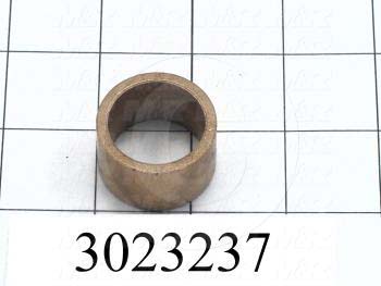 Friction Bearings, Plain Cylindrical Type, Bronze Material, 1.00" Inside Diameter, 1.25 in. Outside Diameter, 0.750" Overall Length