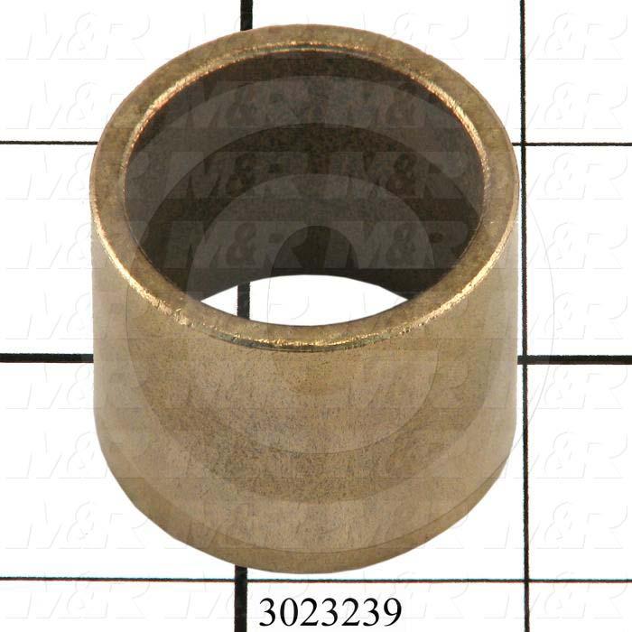 Friction Bearings, Plain Cylindrical Type, Bronze Material, 1.25 in. Inside Diameter, 1.50 in. Outside Diameter, 1.25 in. Overall Length