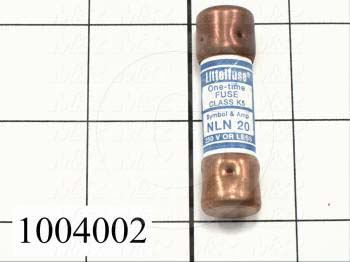 Fuse, 250VAC, 20A, Fast Acting