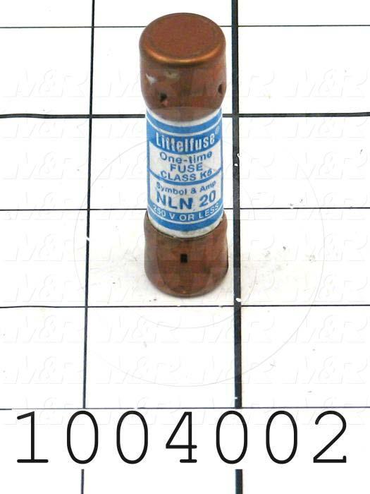 Fuse, 250VAC, 20A, Fast Acting