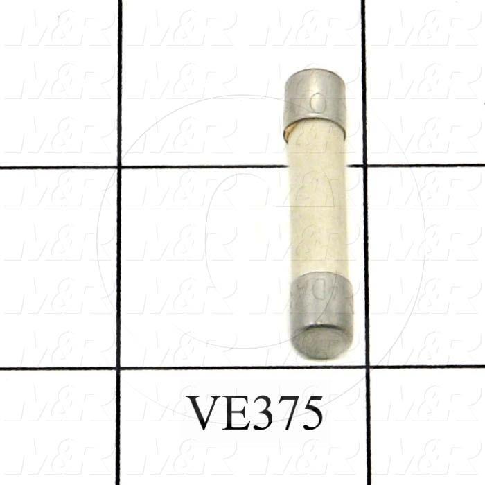 Fuse, Ceramic Tube, 250VAC, 5A, Time Delayed