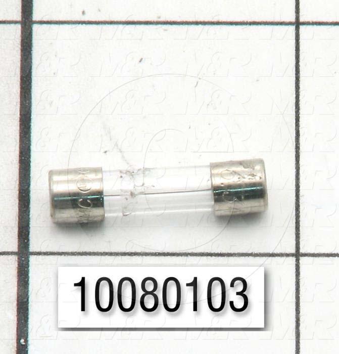 Fuse, Glass, 250VAC, 6.3A
