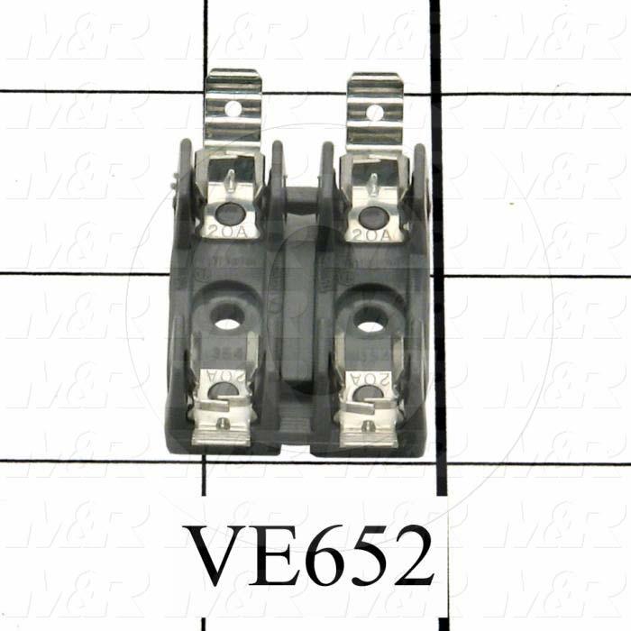 Fuse Holder, 2 Poles