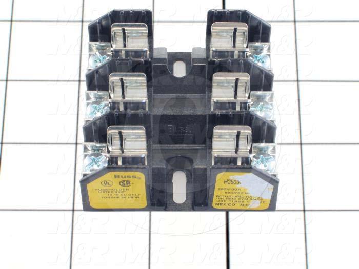 Fuse Holder, 3 Poles, 30A