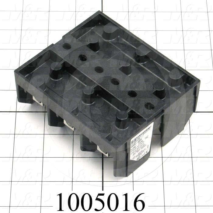 Fuse Holder, 3 Poles, 60A, 600VAC