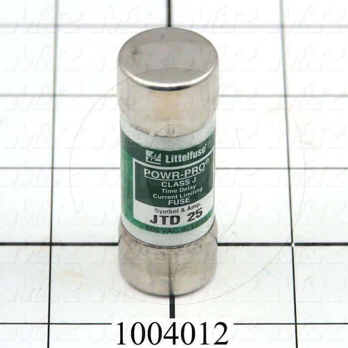 Fuse, J, 600VAC, 25A, Time Delayed
