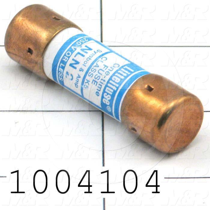 Fuse, K5, 250VAC, 2A, Fast Acting