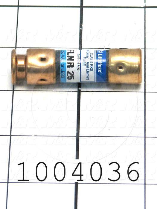 Fuse, RK5, 250VAC, 25A, Time Delayed