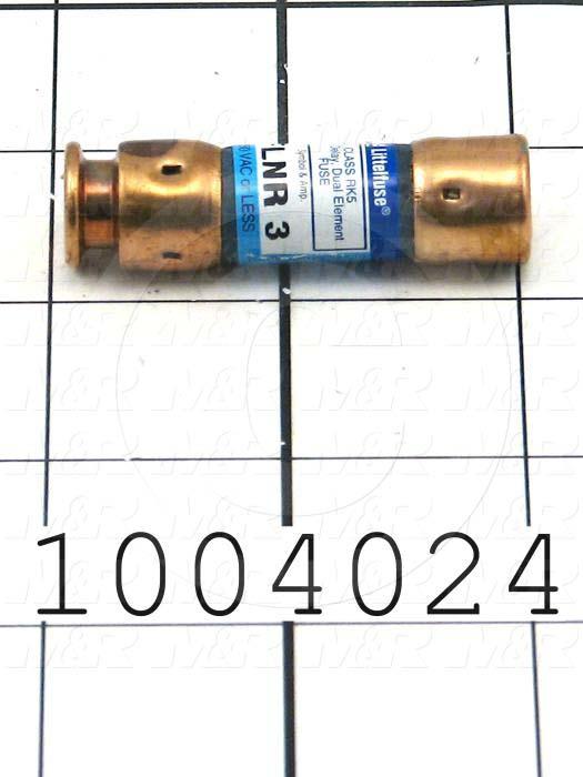 Fuse, RK5, 250VAC, 3A, Time Delayed