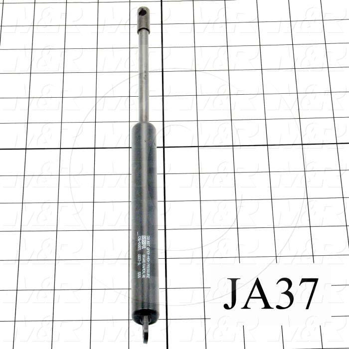 Gas Spring, 297.5 MM Extended Length, 197.5 MM Compressed Length, Thru Hole, 0.24"/0.25" Thru Hole Diameter, 115 lbf/511 N