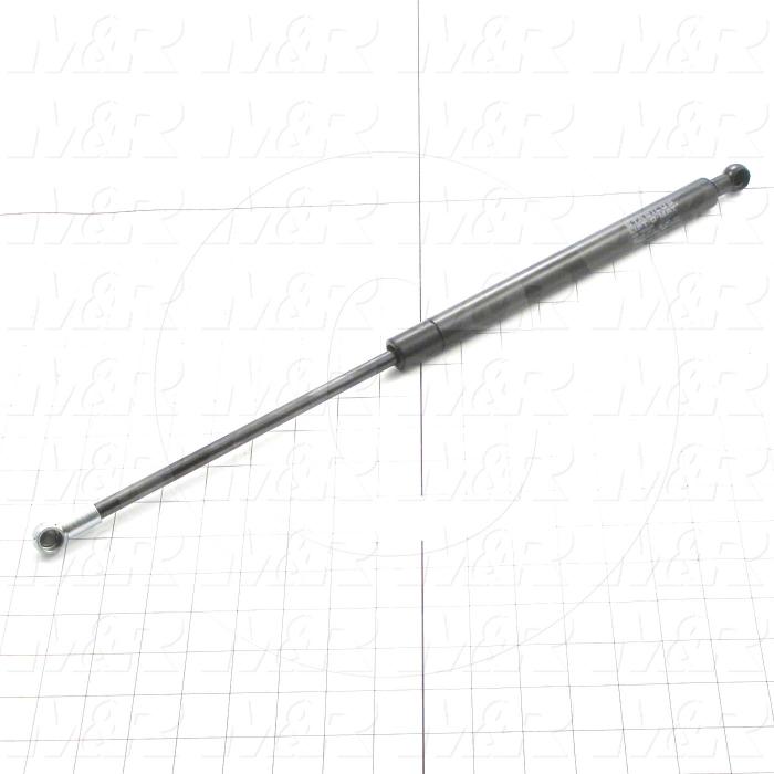Gas Spring, 512 MM Extended Length, 312 MM Compressed Length, Ball Connector, 13 mm Ball Connector Diameter, 680 N