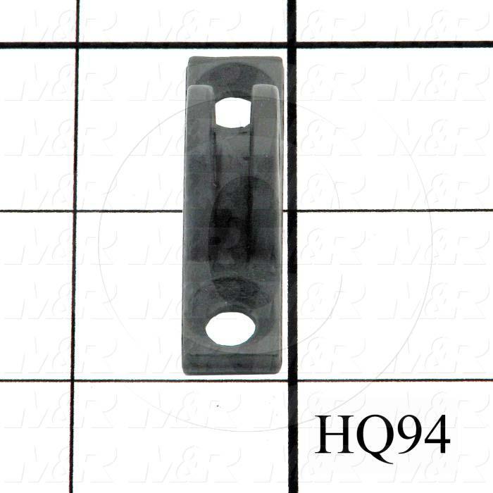  Gas Spring Mounting Hardware, Type Pivot Bracket, Works With HQ95 Lift Arm Bracket Pin., 0.219", 1.75", Steel, Black