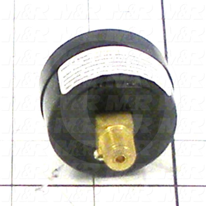 Gauge, 1.50 in. Outside Diameter, 160 Psi Max. Pressure, 1/8" PTF Thread Size