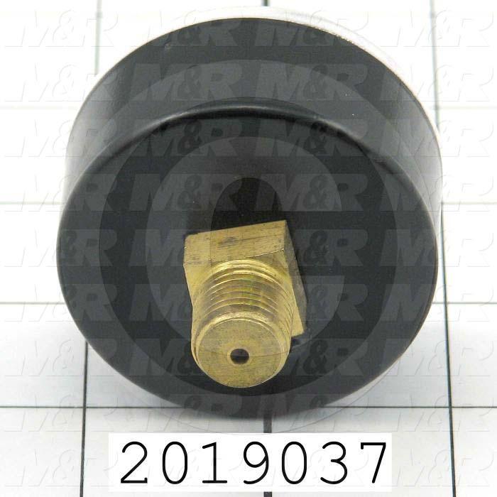 Gauge, 2.00 in. Outside Diameter, 160 Psi Max. Pressure