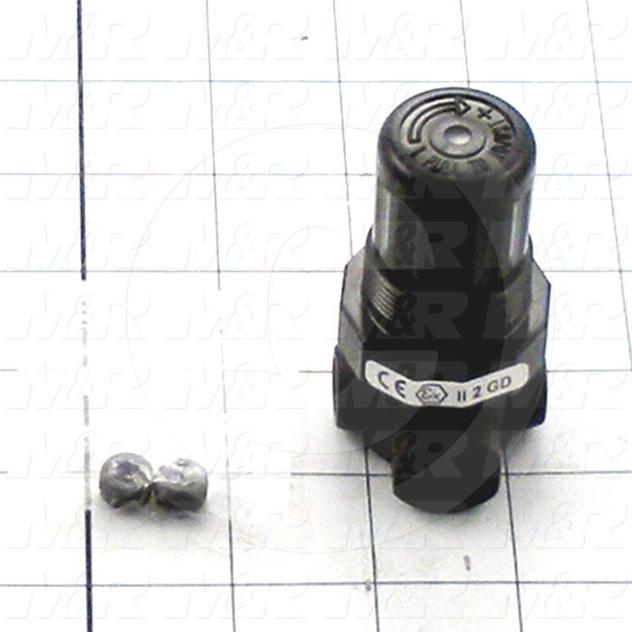 Gauge, 300 Psi Max. Pressure, 1/4" NPT Thread Size