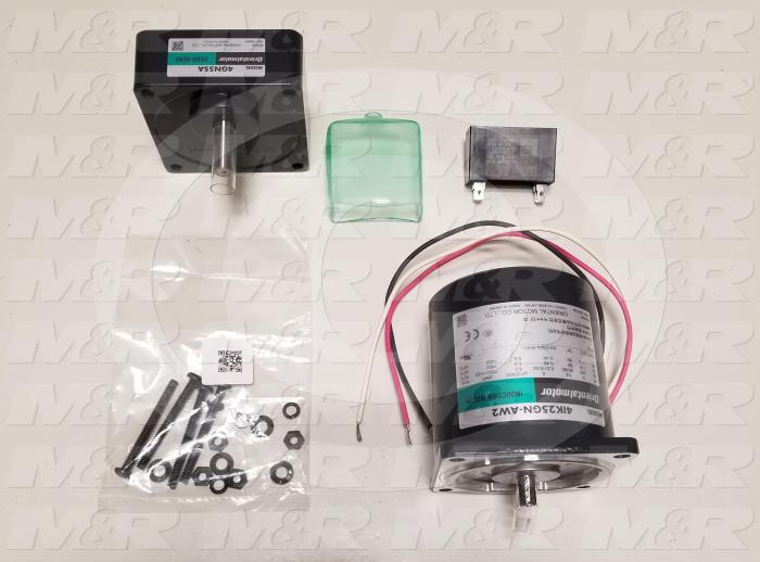 Gearmotors, Ratio 5:1, Output Torque 6.1 lb-in, Output Rpm 360 rpm, Motor HP 1/30 hp, Voltage 110V 1PH