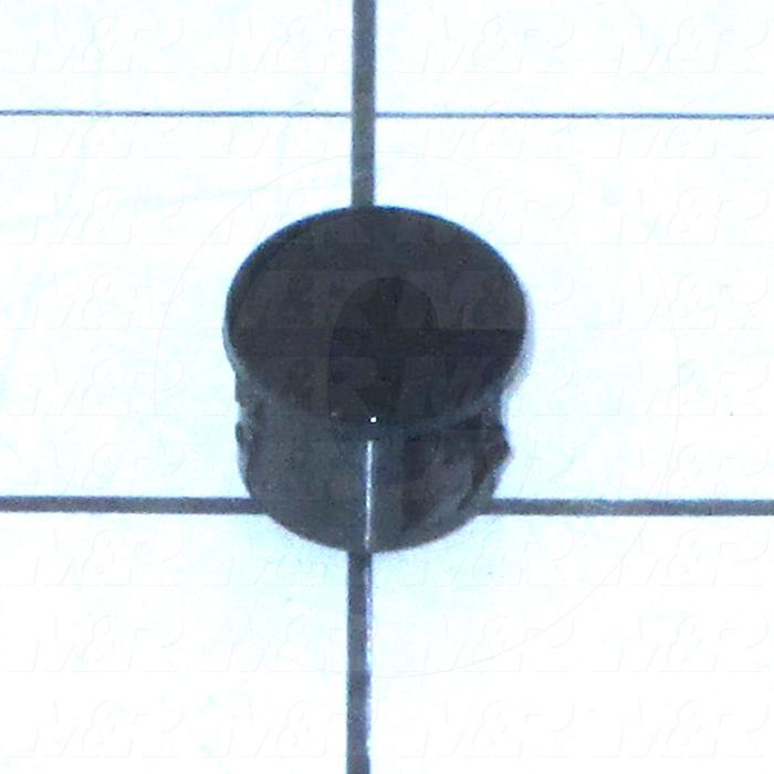 Grommets, Plugs, Bushings, Plug, Snap Bushing, 0.50 in. Inside Diameter, Black, Plastic