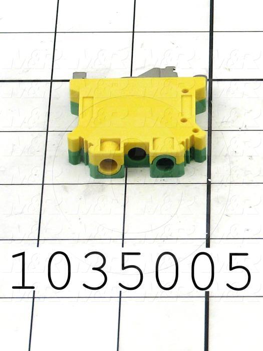 Ground Terminal Block, 1 Pole