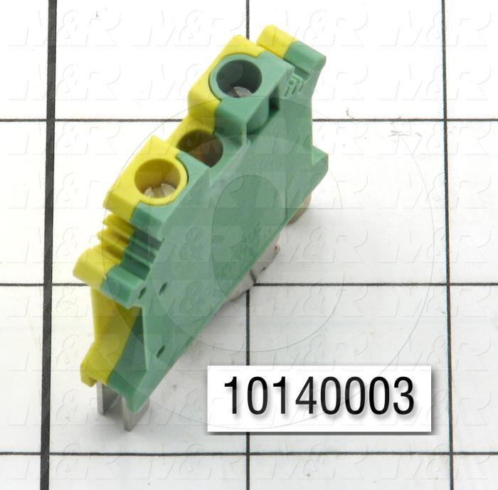 Ground Terminal Block, 26-8AWG