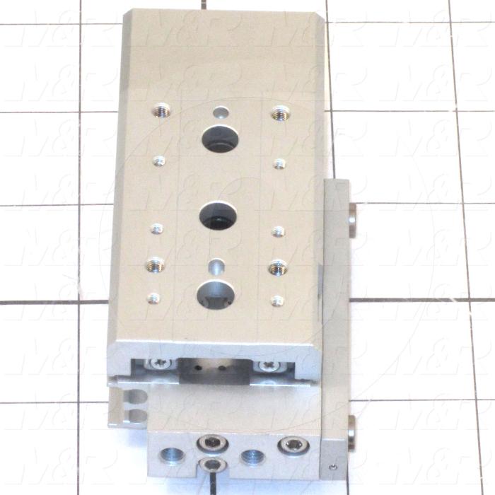 Guided Air Actuator, Air Slide Table Style, 8 mm Bore Size, 30 mm Stroke, With Buffer, Axial Piping Options, With Auto Switch Auto Switch