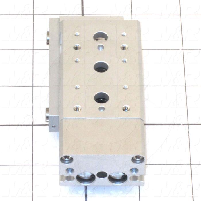 Guided Air Actuator, Air Slide Table Style, 8 mm Bore Size, 30 mm Stroke, With Buffer, Axial Piping Options, With Auto Switch Auto Switch