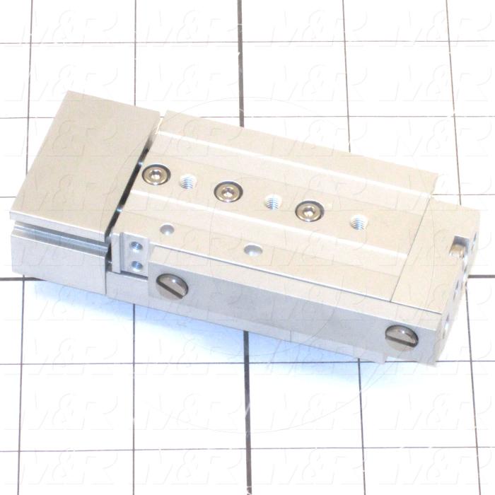 Guided Air Actuator, Air Slide Table Style, 8 mm Bore Size, 30 mm Stroke, With Buffer, Axial Piping Options, With Auto Switch Auto Switch