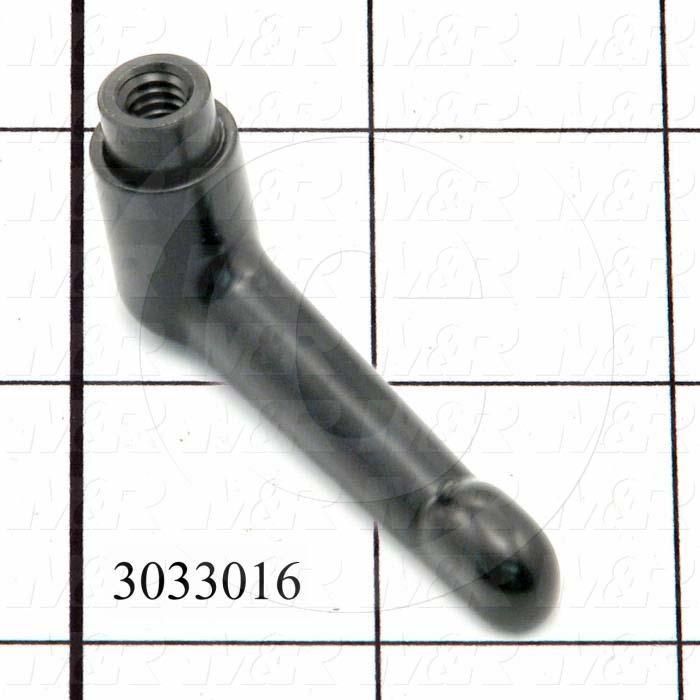 Handles, Adjustable Handle Type, Threaded Hole Mounting, Die Cast Material, 1/4"-20 Thread Size