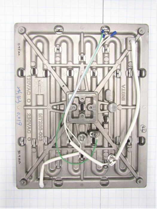 Heat Panel, 16"x20", 2200W, 220VAC