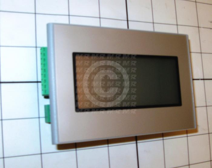 HMI Panel, AGP Series, 3.4", Touch Screen, Monochrome, White/Red/Pink Colors, 24VDC, RS232C, USB