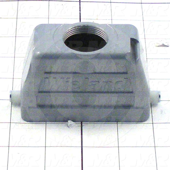 Hood, 16 Positions, Side Entry, With Pegs, Use For 16 Pin Connectors