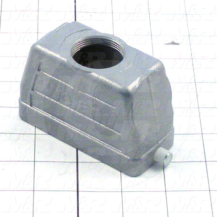 Hood, 16 Positions, Side Entry, With Pegs, Use For 16 Pin Connectors