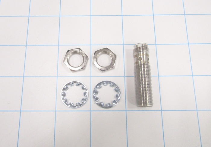 Inductive Proximity Switch, Round,12mm Diameter, Sensing Range 4mm, 2 Wire, 10-30VDC