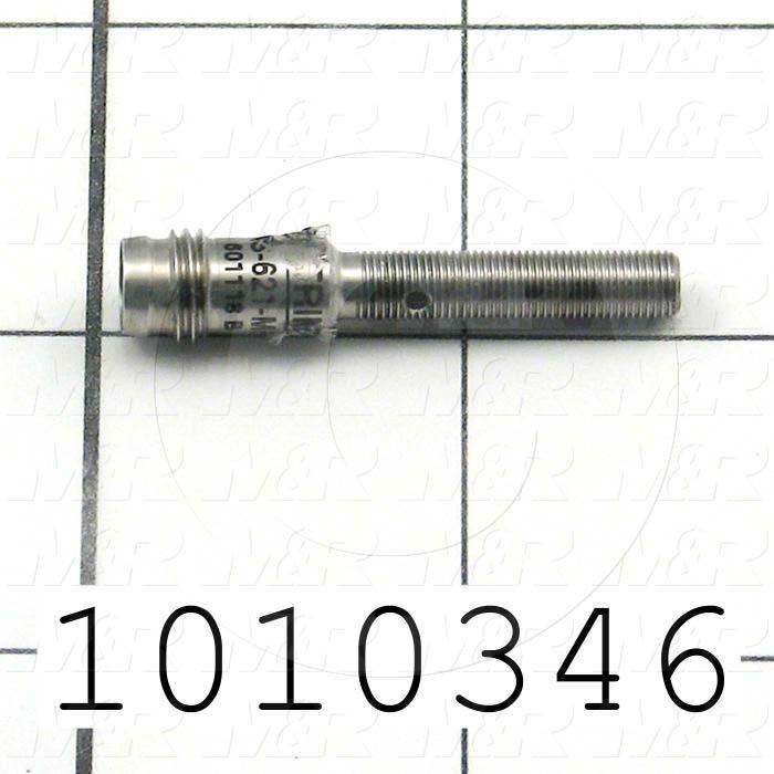 Inductive Proximity Switch, Round, 5mm Diameter, Sensing Range 1.5mm, NPN, 10-30VDC, Quick Disconnect Connector