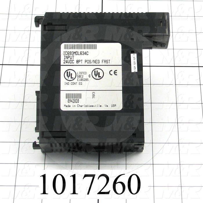 Input Module, 8 Inputs, 24VDC, 90-30 Series, Negative/Positive Common