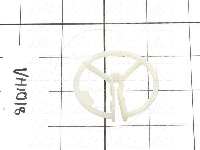 Insulators, High Voltage, 0.32", 1.97" Round, 0.08", Nylon 6/6, Used on MSP3140 Reflector Assembly