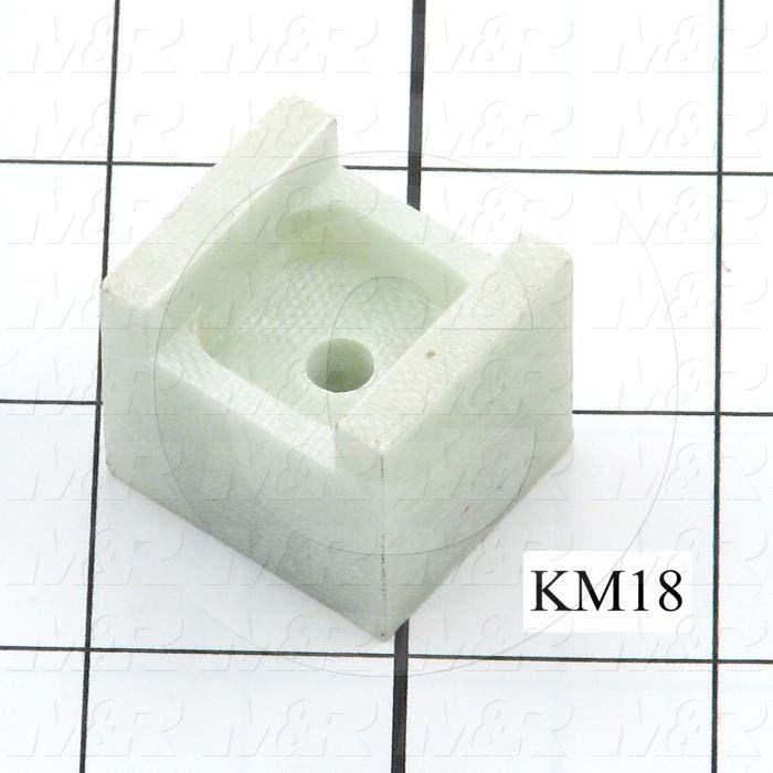 Insulators, Lamp Holder, 1.13", 1", 1", Glass Silicone, Type G7