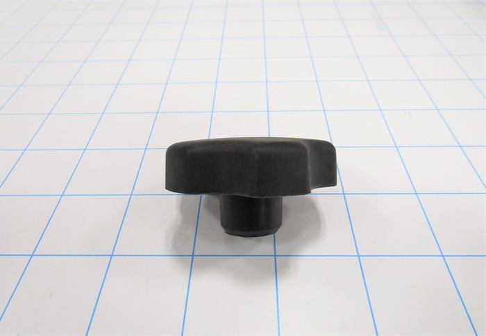 Knobs, Five Arm, Threaded Hole, M10 Thread Size, 18 mm Thread Length, 33 mm Knob Length, 50 mm Outside Diameter