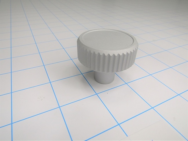 Knobs, Knurled, Threaded Hole, M8 Thread Size, 45 mm Knob Length, 40 mm Outside Diameter