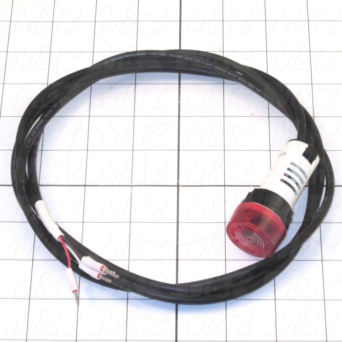 Lamp Assembly, WARNING LIGHT WITH BUZZER, 24VDC