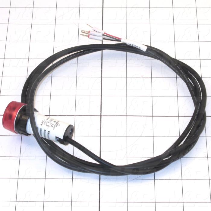 Lamp Assembly, WARNING LIGHT WITH BUZZER, 24VDC