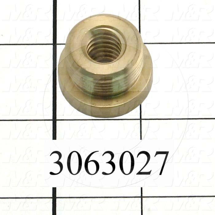 Lead Screw and Nut, Component : Nut, Type : ACME Trapezoid Lead Screw, No. of Starts 1, Screw Size 1/2-10 RH, Lead 0.100", Pitch 0.100", Nut Diameter 1.125", Nut Length 0.75"