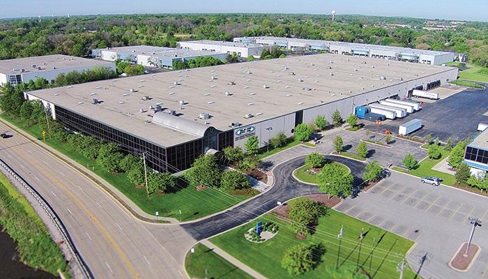 The M&R Companies factory in Medinah, Illinois.