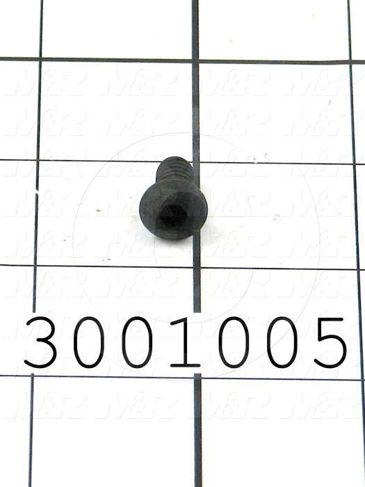 Machine Screws, Button Head, Steel, Thread Size 1/4"-20, Screw Length 1/2 in., Full Thread Length, Right Hand, Black Electro Polyseal