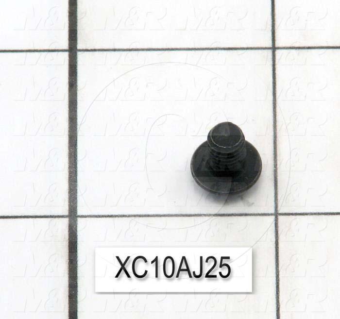 Machine Screws, Button Head, Steel, Thread Size 10-32, Screw Length 1/4 in., Full Thread Length, Right Hand, Black Oxide