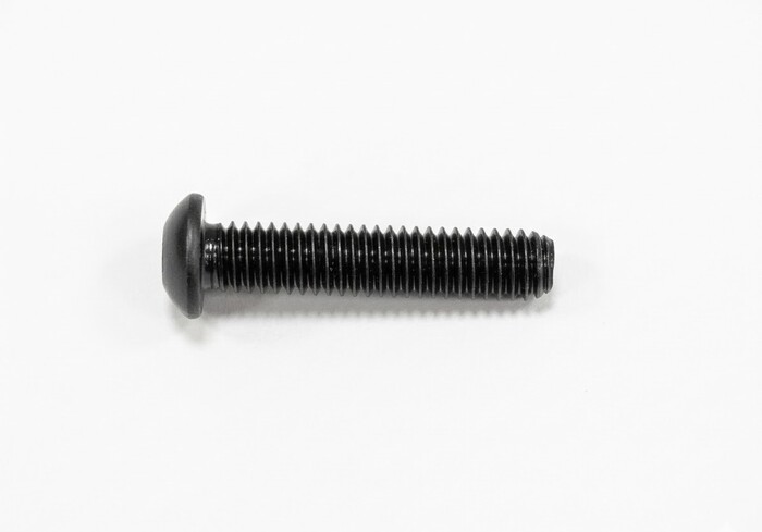 Machine Screws, Button Head, Steel, Thread Size 5/16-18, Screw Length 1 1/2 in., Full Thread Length, Right Hand, Black Oxide