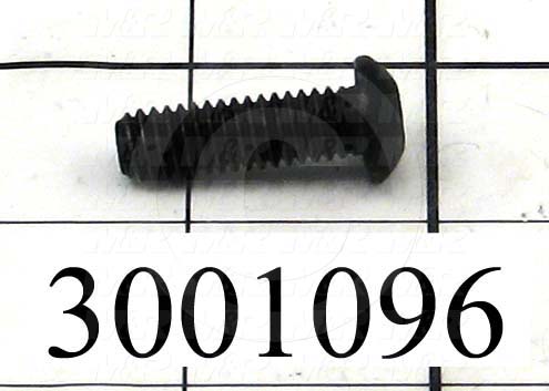 Machine Screws, Button Head, Steel, Thread Size 5/16-18, Screw Length 1", Full Thread Length, Right Hand, Black Electro Polyseal