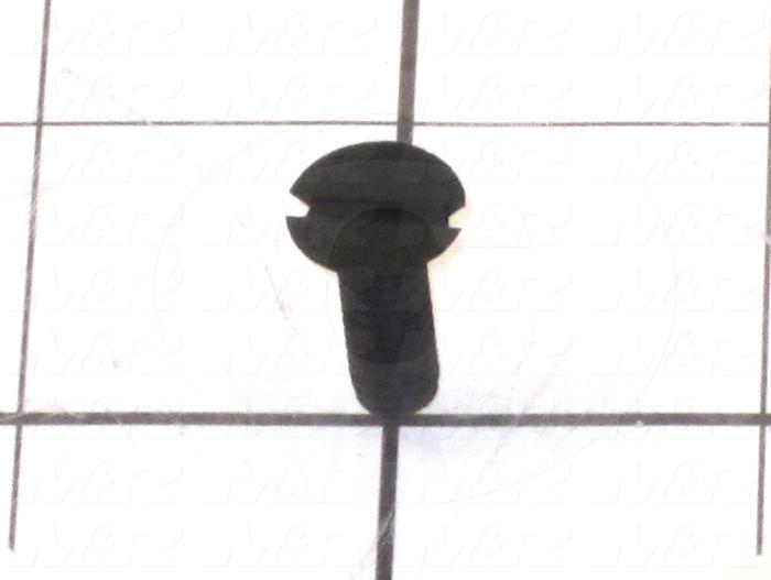 Machine Screws, Flat Slotted Head, Glass-Filled Nylon, Thread Size 1/4"-20, Screw Length 0.75 in., Right Hand