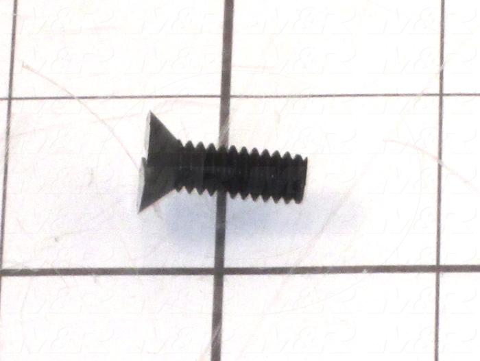 Machine Screws, Flat Slotted Head, Glass-Filled Nylon, Thread Size 1/4"-20, Screw Length 0.75 in., Right Hand